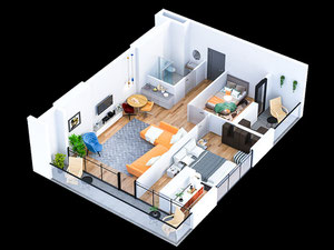 房地产在 Terrassa Batumi — look at the real estate search engine GEOLN.COM. 照片 9