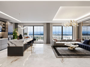 Real estate in %45 PEŞİNAT OTEL KONSEPTİNDE LANSMAN FİYATIYLA 1+1 PROJE!! — look at the real estate search engine GEOLN.COM. Photo 19