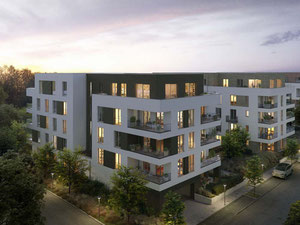 房地产在 Stadtgärten Bad Vilbel - Eigentumswohnungen — look at the real estate search engine GEOLN.COM. 照片 4