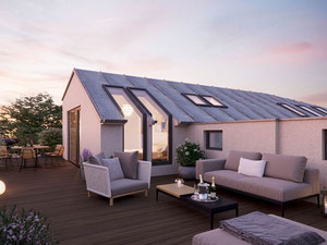 Real estate in Riehmers Hofgarten - Neubau-Penthouses — look at the real estate search engine GEOLN.COM. Photo 5