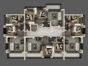 2 卧室公寓 103 平方米，位于土耳其阿拉尼亚 — 来自开发商和业主的房地产搜索引擎 GEOLN.COM. 照片 31