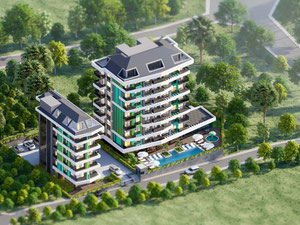 公寓 2 卧室 105 平方米，位于土耳其阿拉尼亚 — 来自开发商和业主的房地产搜索引擎 GEOLN.COM. 照片 2