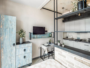 דירת סטודיו משופצת עם נוף לים — חיפוש נדל"ן מפרטי ומקבלן GEOLN.COM. תמונה 2