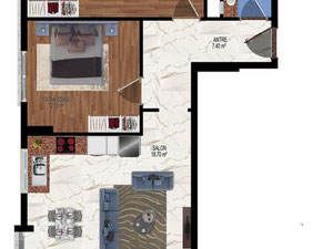 ბინა 1 ოთახიანი 55 მ² ალანიაში, თურქეთი — უძრავი ქონების ყიდვა და მფლო ბელებისგან GEOLN.COM. ფოტო 41