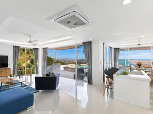 პრემიუმ 4 საძინებელი აუზის ვილა ოკეანისა და მთების ხედებით — უძრავი ქონების ყიდვა და მფლო ბელებისგან GEOLN.COM. ფოტო 32