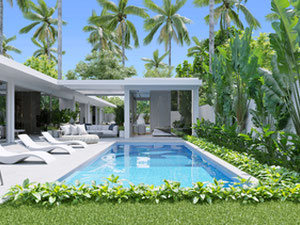 Immobilien in 3-cпальная вилла в закрытой премиум резиденции на Бали — Schauen Sie sich die Immobiliensuchmaschine GEOLN.COM an. Foto 2