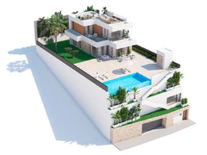 וילה 3 חדרי שינה 154 מ"ר ב-Finestrat, ספרד — חיפוש נדל"ן מפרטי ומקבלן GEOLN.COM. תמונה 19