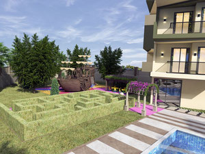 公寓 1 卧室 50 平方米，位于土耳其阿拉尼亚 — 来自开发商和业主的房地产搜索引擎 GEOLN.COM. 照片 28