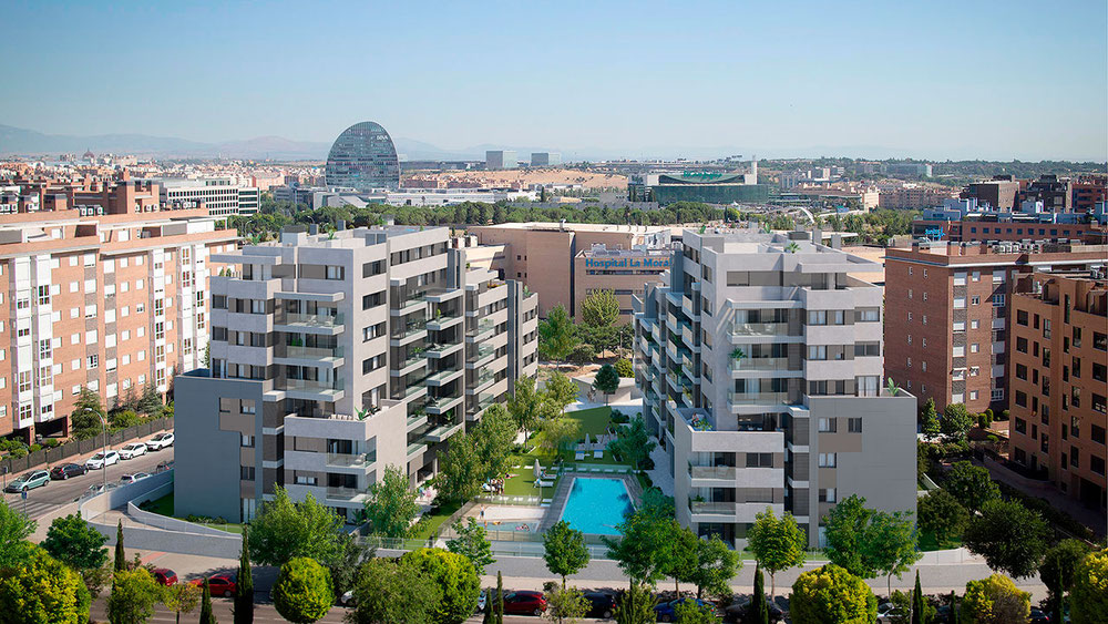 房地产在 Residencial INBISA Sanchinarro Valois — look at the real estate search engine GEOLN.COM. 照片 1