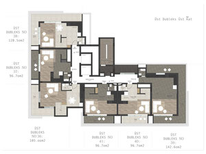 公寓 1 卧室 48 平方米，位于土耳其阿拉尼亚 — 来自开发商和业主的房地产搜索引擎 GEOLN.COM. 照片 16