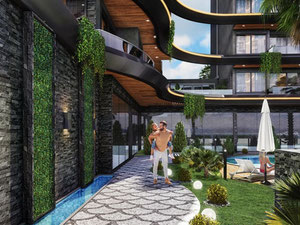 Piso 1 habitación 44 m² en Alanya, Turquía — Encuentre propiedades fuera del plan o reventa de bienes inmuebles directamente de desarrolladores y propietarios GEOLN.COM. Foto 9