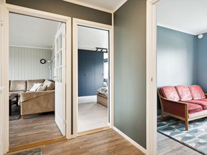 Moderne 3-Zimmer-Eckwohnung im beliebten Tyholt. Gute Sonnen- und Aussichtsmöglichkeiten. Parkmöglichkeiten. Küche von 2019. — Immobilien-Suchservice von Bauträgern und Eigentümern GEOLN.COM. Foto 18
