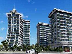 公寓 55 平方米，位于土耳其阿拉尼亚 — 来自开发商和业主的房地产搜索引擎 GEOLN.COM. 照片 20