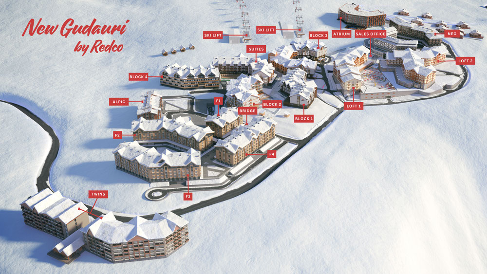 New Gudauri  Duplex — Immobilien-Suchservice von Bauträgern und Eigentümern GEOLN.COM. Foto 1