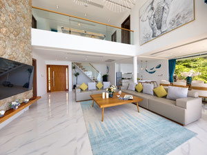 მოდერნული 4 საძინებელი აუზის ვილა პანორამული ოკეანის ხედით ჩავენგში — უძრავი ქონების ყიდვა და მფლო ბელებისგან GEOLN.COM. ფოტო 45