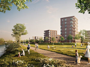 房地产在 WEITSICHT in der Wasserstadt Limmer — look at the real estate search engine GEOLN.COM. 照片 2