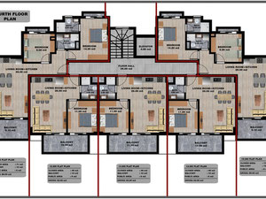 Apartment 1 bedroom 62 m² in Alanya, Turkey — Find off-plan property or real estate resale directly from developers and owners GEOLN.COM. Photo 36