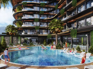 Piso 1 habitación 44 m² en Alanya, Turquía — Encuentre propiedades fuera del plan o reventa de bienes inmuebles directamente de desarrolladores y propietarios GEOLN.COM. Foto 5