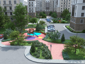 房地产在 Novyye Vatutinki — Kvartal Tsentralnyy — look at the real estate search engine GEOLN.COM. 照片 6