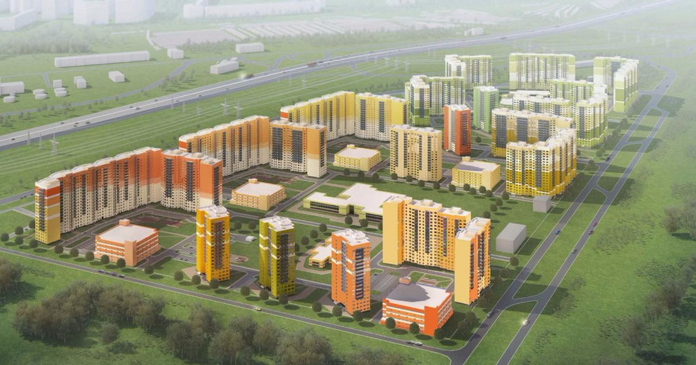 房地产在 ЖК Новая Охта  — look at the real estate search engine GEOLN.COM. 照片 1