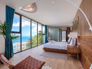 Велика 5-кімнатна вілла з басейном та видом на море в житловому комплексі на схилі — Пошуковик нерухомості від забудовників і власників GEOLN.COM. Фото 23