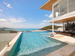 宽敞的4卧室泳池别墅，俯瞰山脉和大海 — 来自开发商和业主的房地产搜索引擎 GEOLN.COM. 照片 37