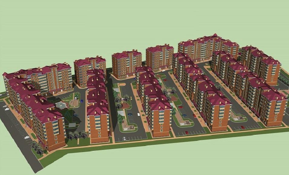 房地产在 Yevropeyskiy v Krasnodare — look at the real estate search engine GEOLN.COM. 照片 1