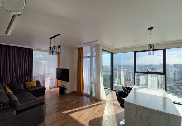 3-pokojowe mieszkanie na 30. piętrze w Black Sea Tower