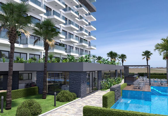 Апартаменти 1 спальня 55 м² в Аланьї, Туреччина