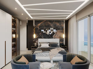 公寓 1 卧室 40 平方米，位于土耳其阿拉尼亚 — 来自开发商和业主的房地产搜索引擎 GEOLN.COM. 照片 16