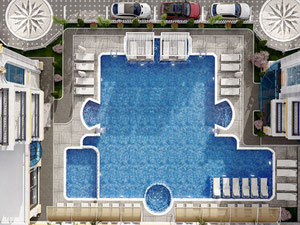 公寓 1 卧室 50 平方米，位于土耳其阿拉尼亚 — 来自开发商和业主的房地产搜索引擎 GEOLN.COM. 照片 12