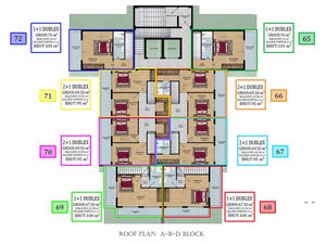 公寓 1 卧室 51 平方米，位于土耳其阿拉尼亚 — 来自开发商和业主的房地产搜索引擎 GEOLN.COM. 照片 19
