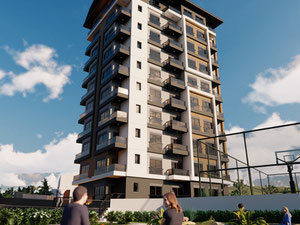 公寓 1 卧室 51 平方米，位于土耳其阿拉尼亚 — 来自开发商和业主的房地产搜索引擎 GEOLN.COM. 照片 5