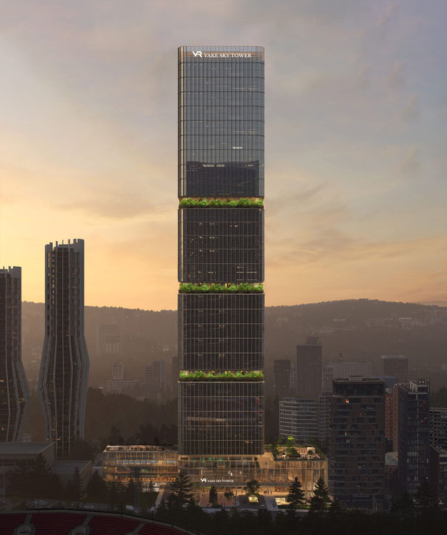 Immobilien in VR Vake Sky Tower — Schauen Sie sich die Immobiliensuchmaschine GEOLN.COM an. Foto 1