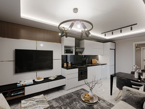 公寓 1 卧室 52 平方米，位于土耳其阿拉尼亚 — 来自开发商和业主的房地产搜索引擎 GEOLN.COM. 照片 19