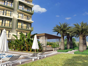 公寓 1 卧室 50 平方米，位于土耳其阿拉尼亚 — 来自开发商和业主的房地产搜索引擎 GEOLN.COM. 照片 26