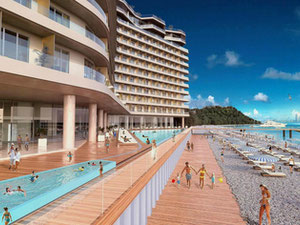 出售位于Bamboo Beach Tsikhisdziri的公寓 — 来自开发商和业主的房地产搜索引擎 GEOLN.COM. 照片 2