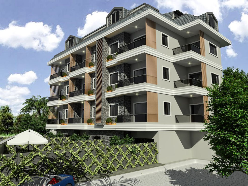 公寓 1 卧室 55 平方米，位于土耳其阿拉尼亚 — 来自开发商和业主的房地产搜索引擎 GEOLN.COM. 照片 1