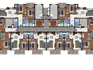 ბინა 1 ოთახიანი 55 მ² ალანიაში, თურქეთი — უძრავი ქონების ყიდვა და მფლო ბელებისგან GEOLN.COM. ფოტო 53