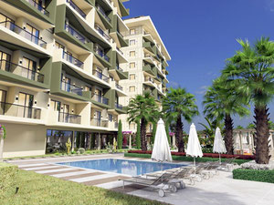 公寓 1 卧室 50 平方米，位于土耳其阿拉尼亚 — 来自开发商和业主的房地产搜索引擎 GEOLN.COM. 照片 24