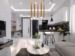 公寓 1 卧室 50 平方米，位于土耳其阿拉尼亚 — 来自开发商和业主的房地产搜索引擎 GEOLN.COM. 照片 46