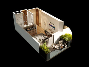 تُباع شقة في تبليسي — ابحث عن عقار قيد الإنشاء أو عقار معاد بيعه مباشرة من المطورين والملاك GEOLN.COM. صورة فوتوغرافية 3