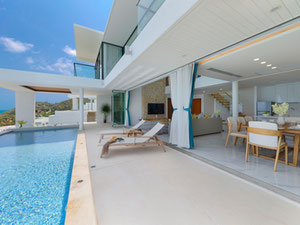 Дивовижна вілла з 5 спальнями та басейном з панорамним видом на море затоки Чавенг — Пошуковик нерухомості від забудовників і власників GEOLN.COM. Фото 40