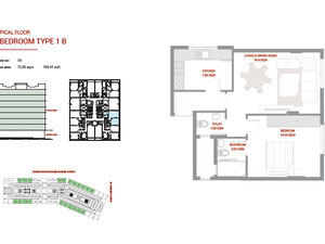 נדל"ן ב 1 Комната с Залом На продажу с Расрочкой на 7 лет | Свободное Владения На Всю Жизнь — עיין במנוע חיפוש הנדל"ן GEOLN.COM. תמונה 9