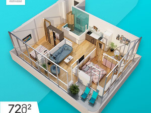 Нерухомість в Batumi Sunrise Residence — дивіться на пошуковику нерухомості GEOLN.COM. Фото 44