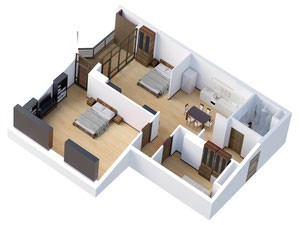 Real estate in Ande Tower — look at the real estate search engine GEOLN.COM. Photo 5