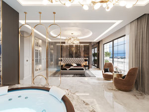 Real estate in %45 PEŞİNAT OTEL KONSEPTİNDE LANSMAN FİYATIYLA 1+1 PROJE!! — look at the real estate search engine GEOLN.COM. Photo 23