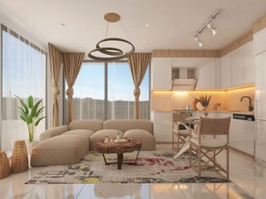 ბინა 1 ოთახიანი 55 მ² ალანიაში — უძრავი ქონების ყიდვა და მფლო ბელებისგან GEOLN.COM. ფოტო 9