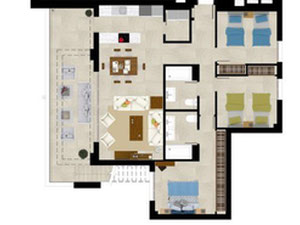 公寓 3 卧室 123 m² 在 La Cala Golf, 西班牙 — 来自开发商和业主的房地产搜索引擎 GEOLN.COM. 照片 23