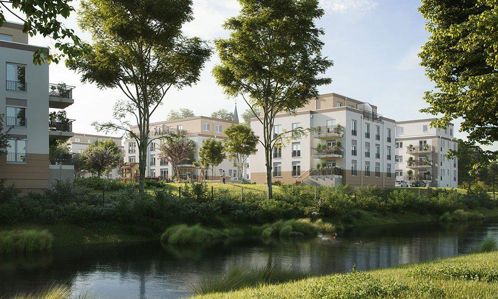 房地产在 Quartier am alten Schlosspark — look at the real estate search engine GEOLN.COM. 照片 1